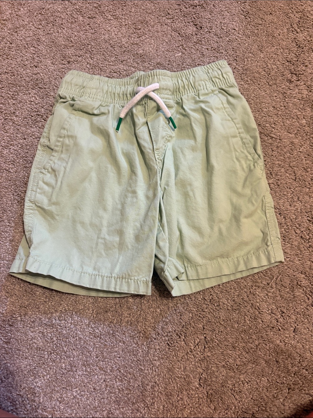 Cat & Jack Sage Green Elastic Waist Shorts